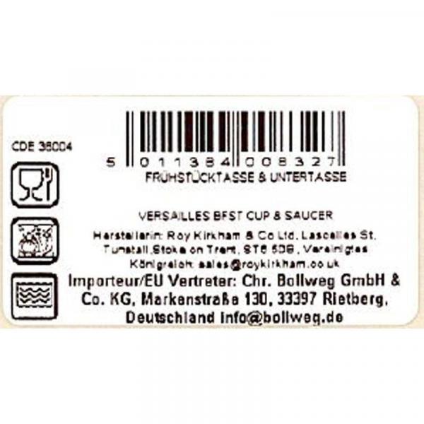 Jumbo Rosentasse Versailles Roy Kirkham 450ml